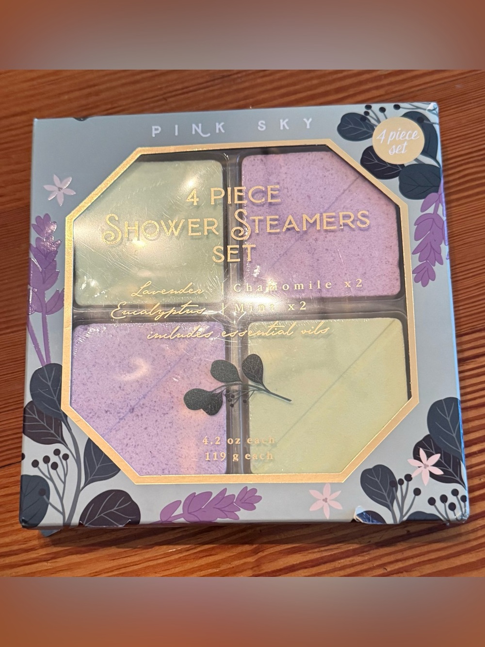 PINK SKY Shower Steamers Set 4